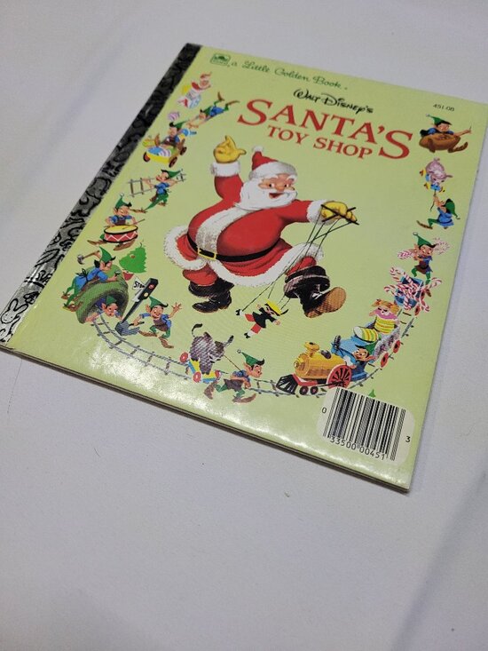 Little Golden Books Other - Walt Disney's Santa's Toy Shop Little Golden Book Hardcover Christmas Book